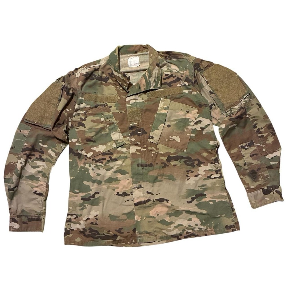 Military Issue Multicam Camo BDU Shirt Medium Regular OCP Tactical Army Surplus